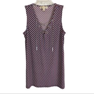 Michael Kors Womens Shirt Size Small S Red Black